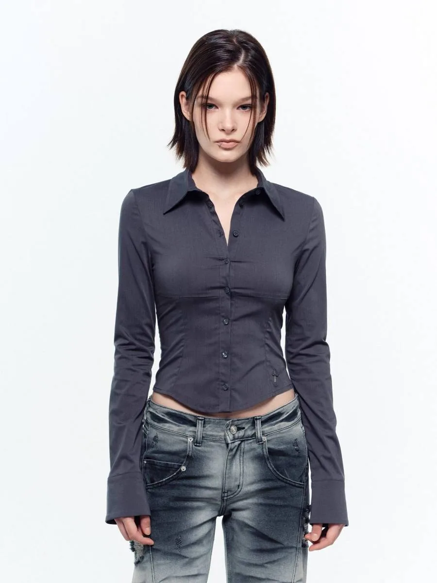 Contour shirt · charcoal