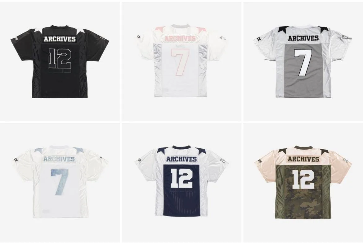 #12 and #7 football jerseys